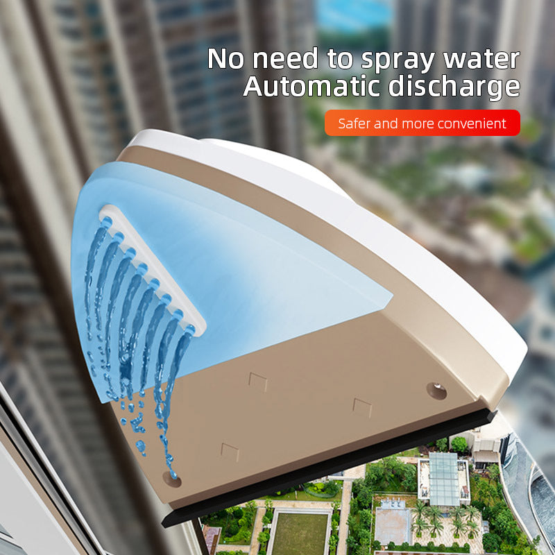 BowLift | Magnetic Double-layer Window Cleaner with Automatic Water Discharge