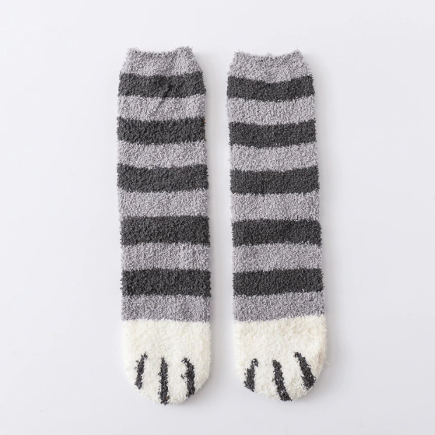 Winter Cat Claws Warm Sleep Floor Socks | Bowlift