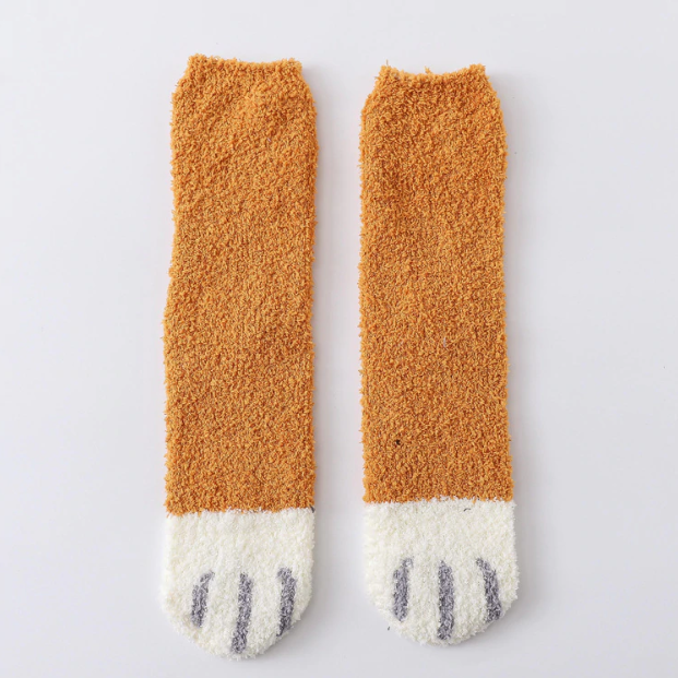 Winter Cat Claws Warm Sleep Floor Socks | Bowlift