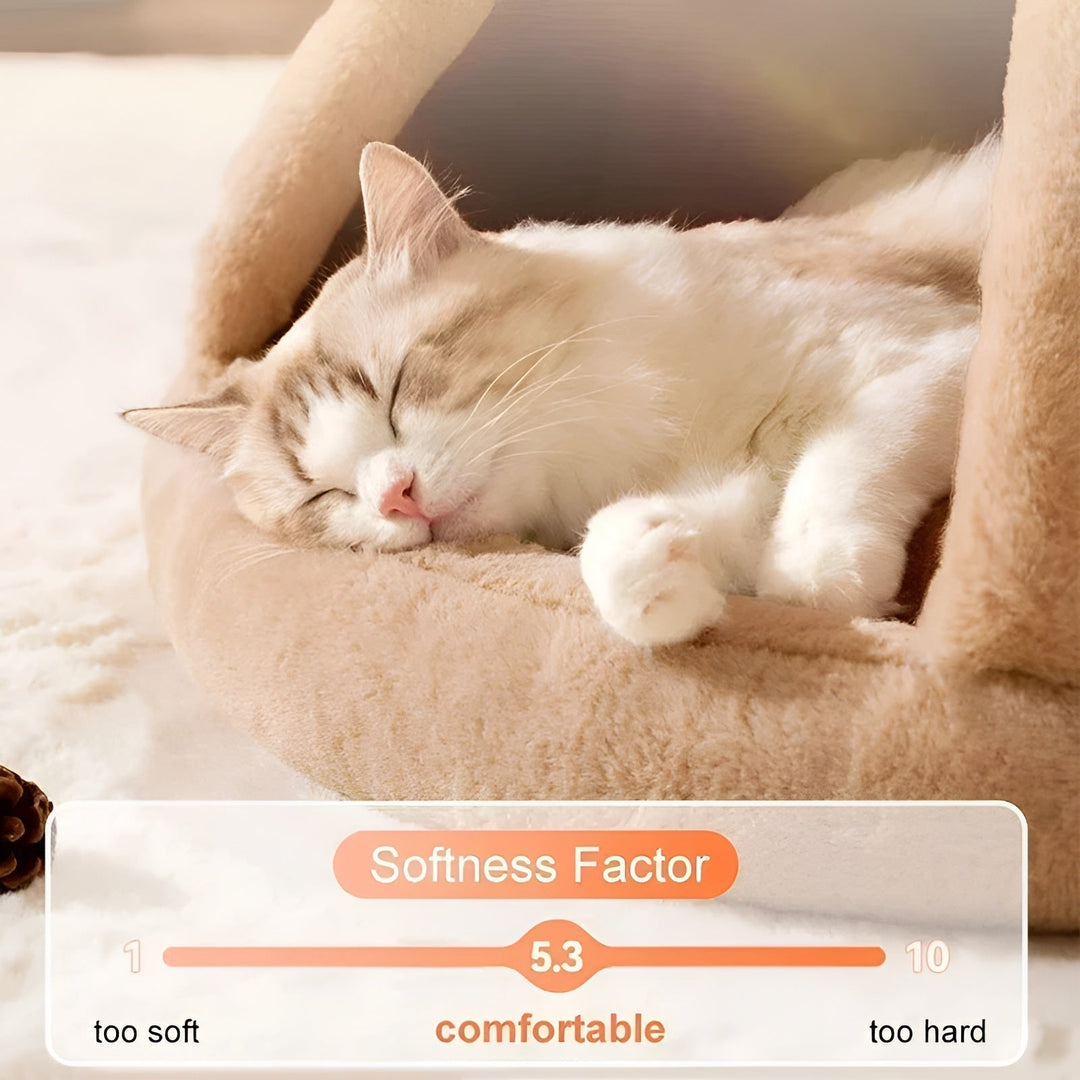 Cozy Tent Home for Pets - PurrPalace | Bowlift