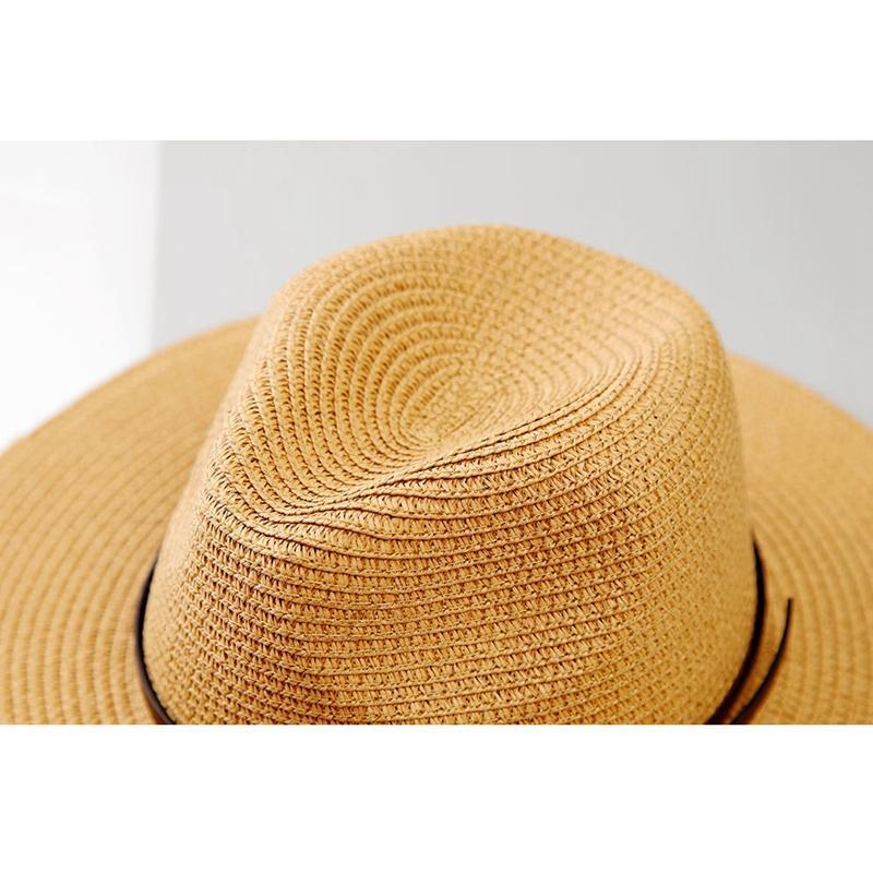 BowLift | Women's Wide Brim Straw Panama Roll Up Hat