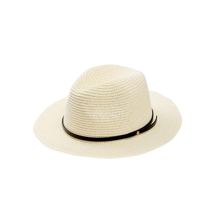 BowLift | Women's Wide Brim Straw Panama Roll Up Hat