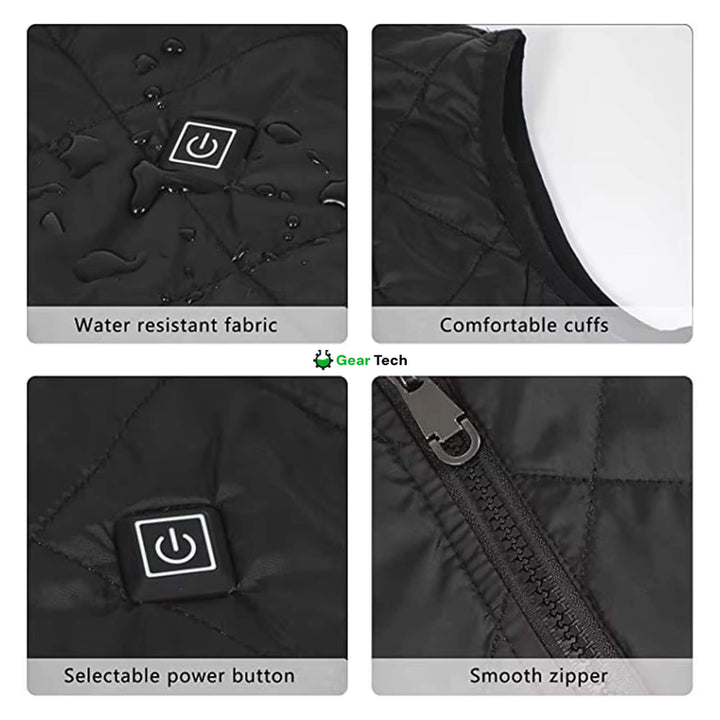 BowLift | Women's Heated Gilet | 9 Heating Zones, Customisable Heat Settings & Lightweight Design for Cold Weather Activities