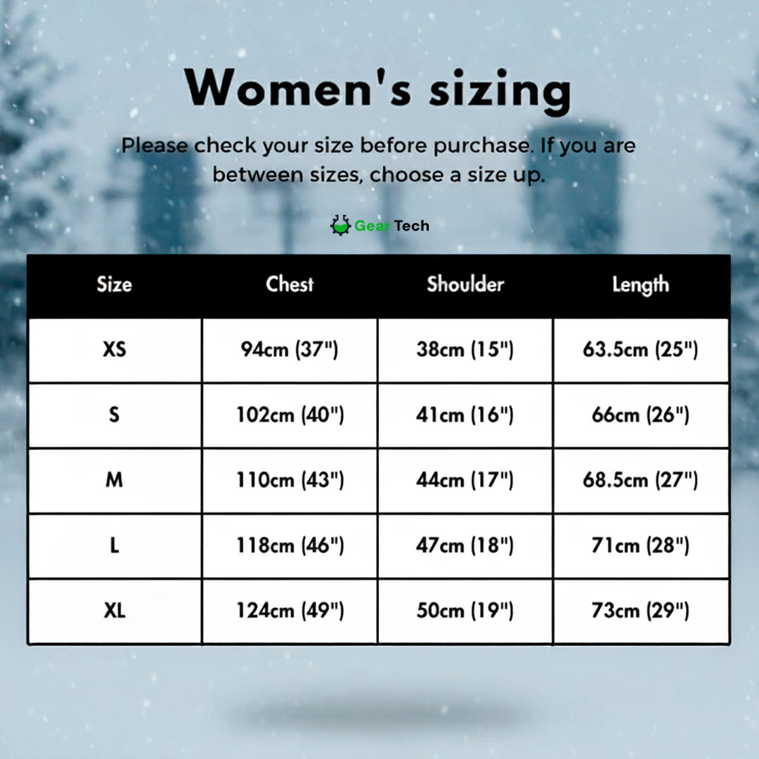 BowLift | Women's Heated Gilet | 9 Heating Zones, Customisable Heat Settings & Lightweight Design for Cold Weather Activities