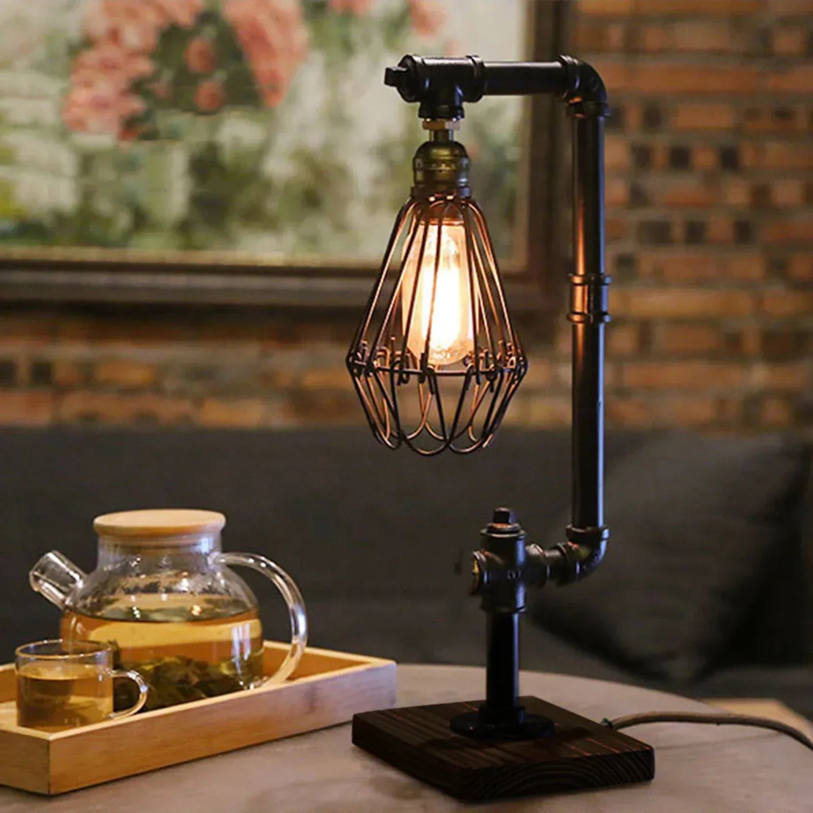 BowLift | RetroCharm – Retro table lamp made of metal