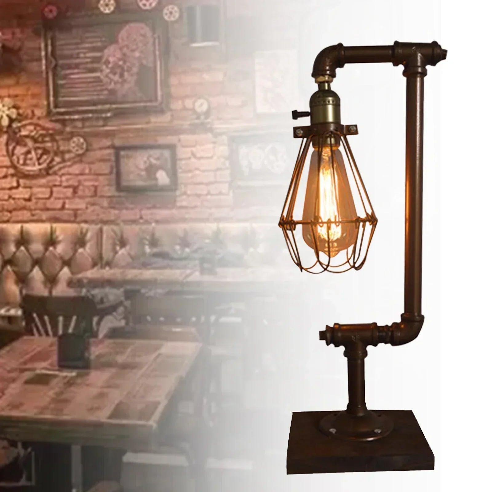 BowLift | RetroCharm – Retro table lamp made of metal