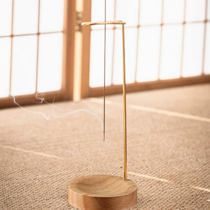 BowLift | Wooden Incense Burner with Metal Holder