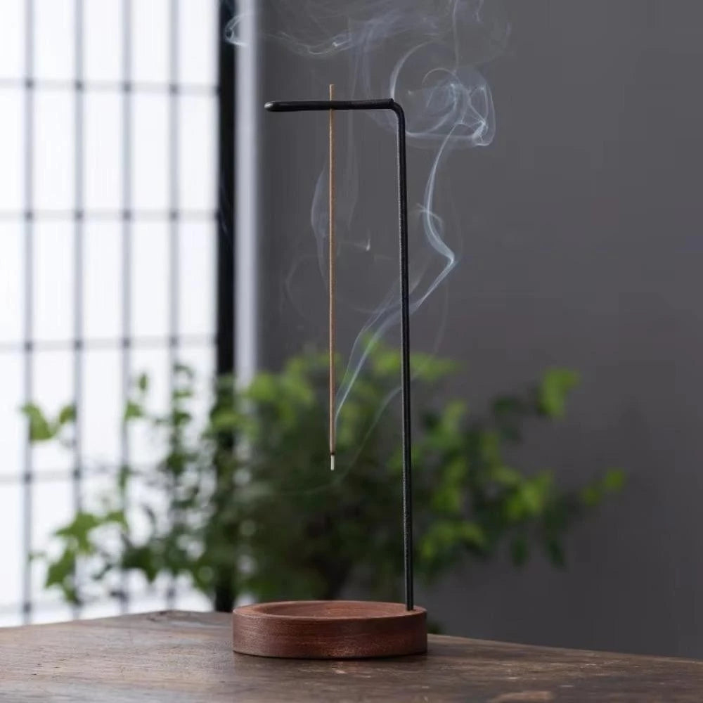 BowLift | Wooden Incense Burner with Metal Holder