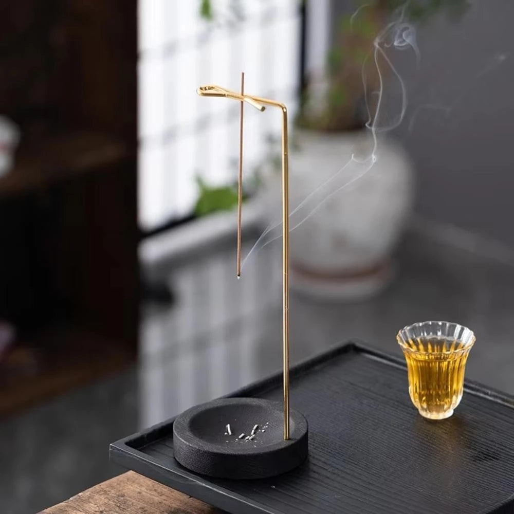 BowLift | Wooden Incense Burner with Metal Holder