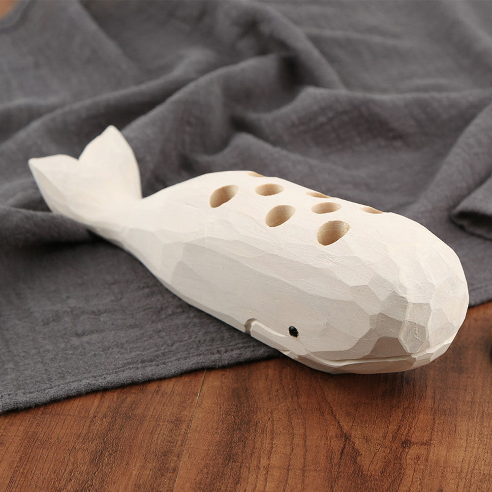 BowLift | Wooden Whale Creative Pen Holder