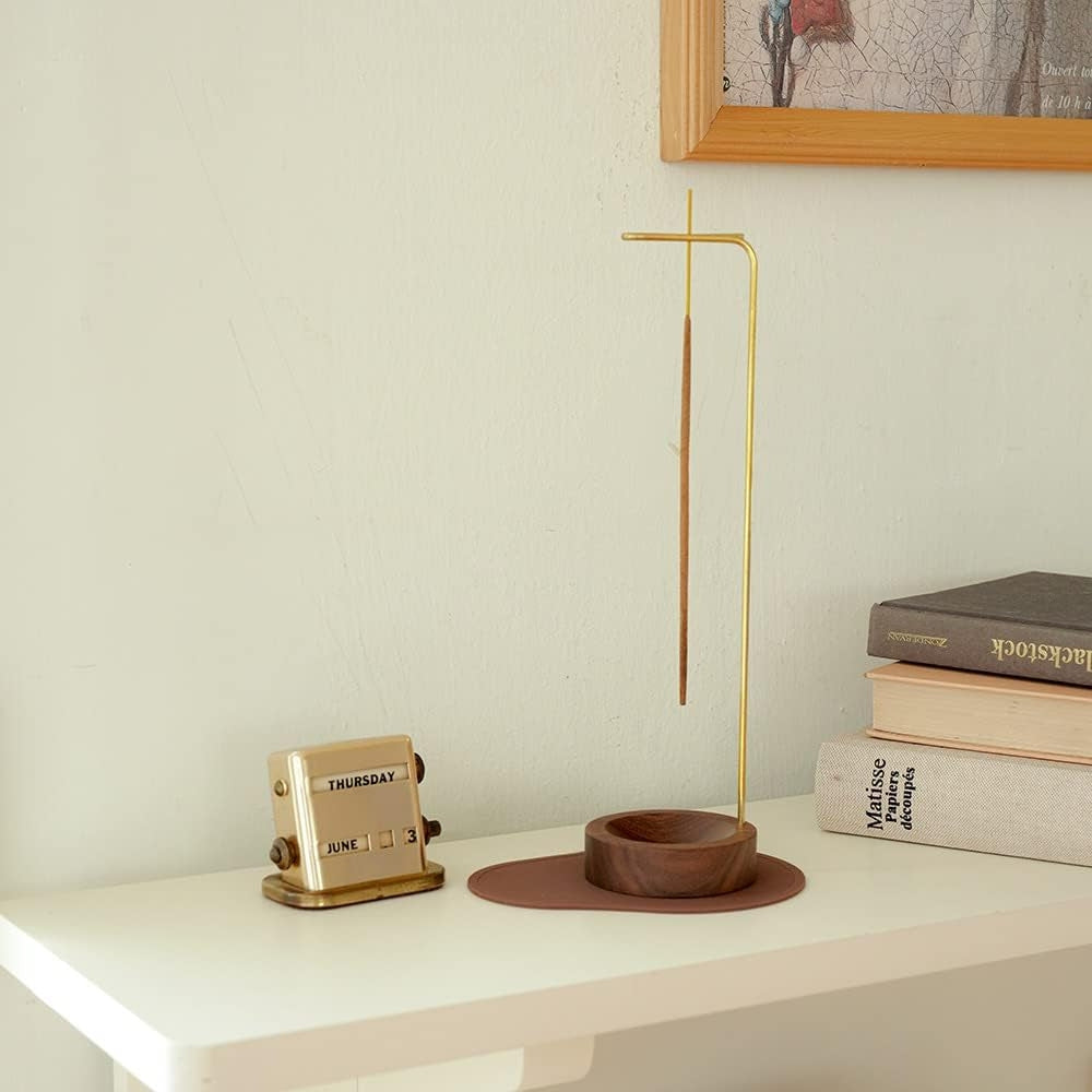 BowLift | Wooden Incense Burner with Metal Holder