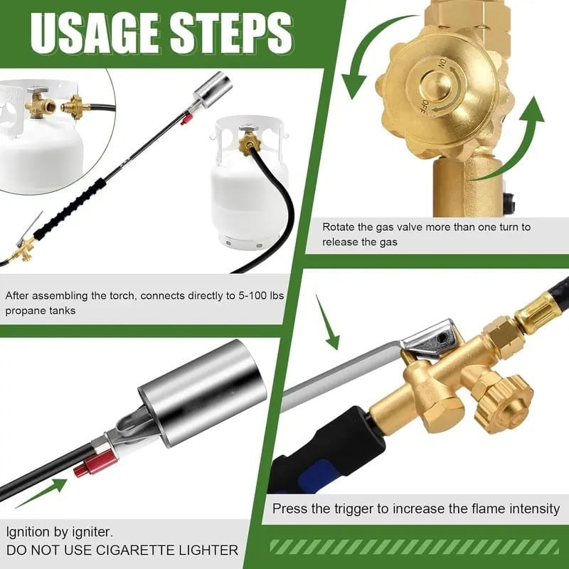 PowerFlame Weed Torch | Bowlift