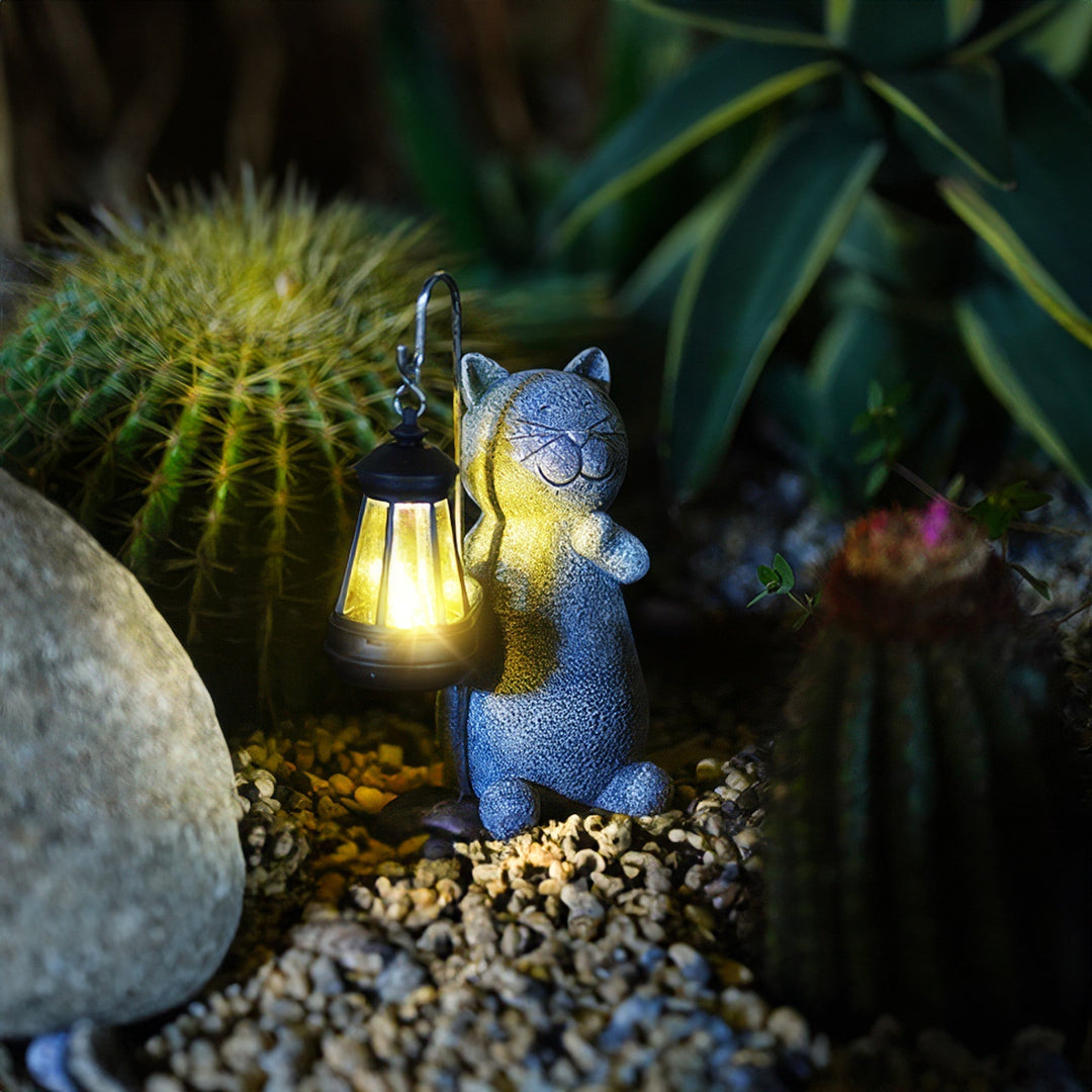 BowLift | GlowPaw - Golden Cat with Soft Glow