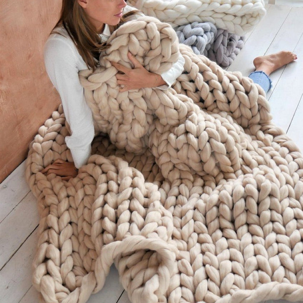 BowLift | XXL Thick Yarn 1000g for Crocheting - Luxury Soft Yarn for Blankets and Cushions
