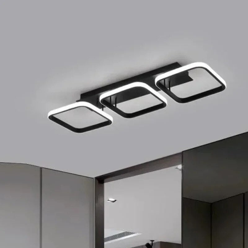 Modern LED Ring Chandelier – Minimalist Ceiling Light for Living Room and Dining Area | Bowlift