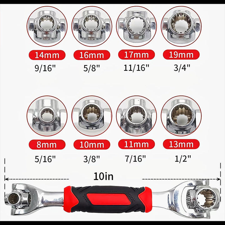52 in 1 Universal socket wrench | Bowlift