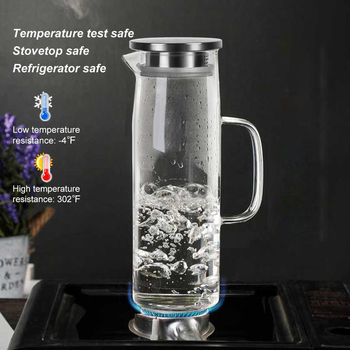 BowLift | Cylindrical heat-resistant glass jug