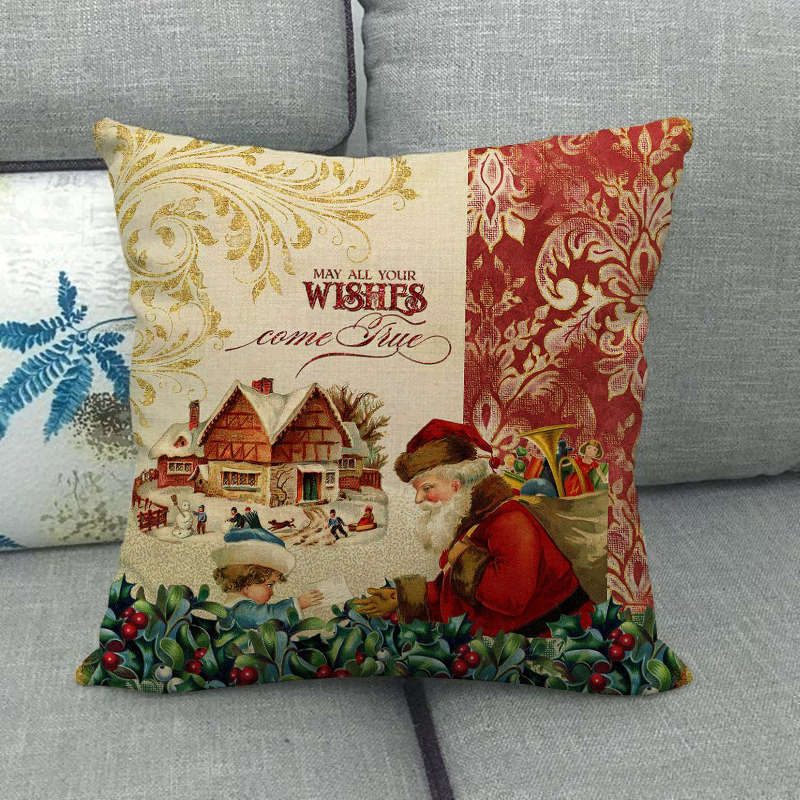 BowLift | Festive 18-Inch Velvet Pillowcase with Hidden Zipper for Christmas Decoration
