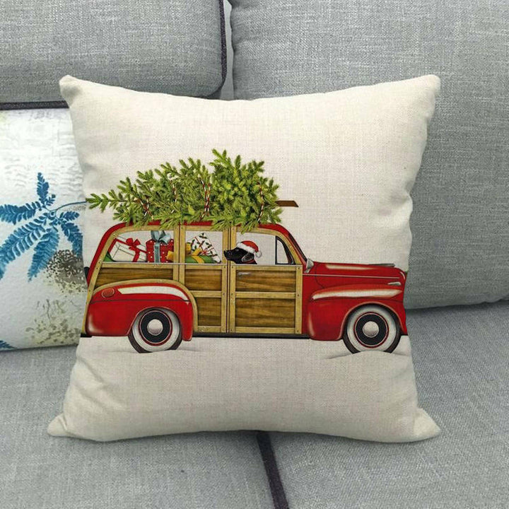 BowLift | Festive 18-Inch Velvet Pillowcase with Hidden Zipper for Christmas Decoration