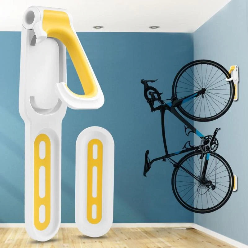 Wall Hooks Bike Rack | Space-Saving Wall Solution for Garage and Workspace | Bowlift
