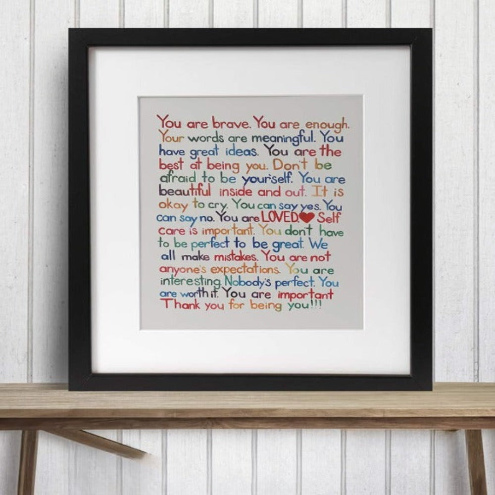 Inspirational Wall Art Print | Bowlift