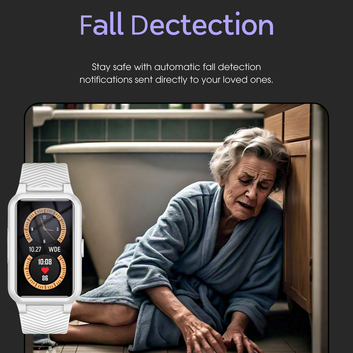 Senior Safety Watch with fall detection and GPS – Smart Care Smartwatch | Bowlift
