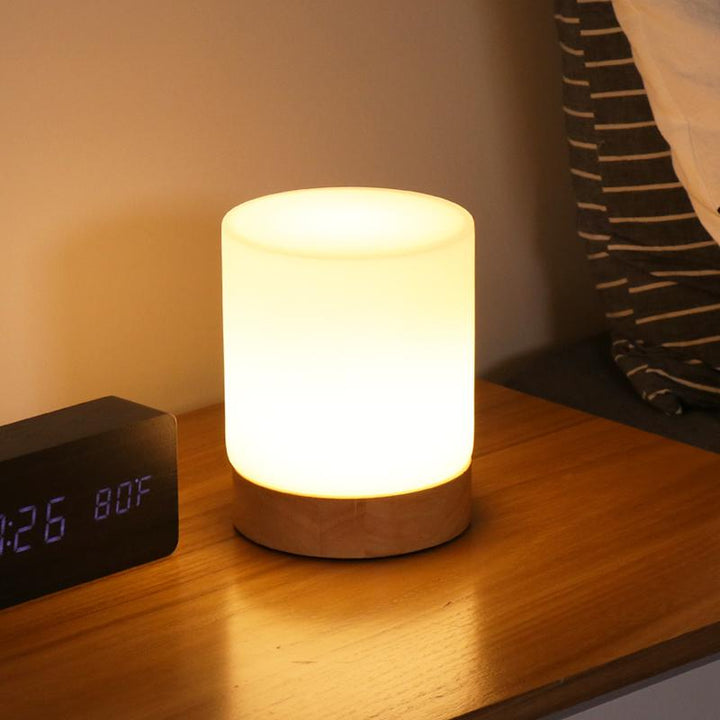 BowLift | LumiGlow Refined Glass Table Lamp with Touch-LED