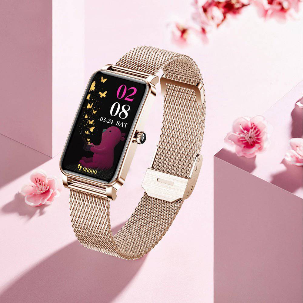 BowLift | Zelina Women’s Smartwatch – Stylish Fitness Tracker with Heart Rate, Sleep Monitor & Notifications