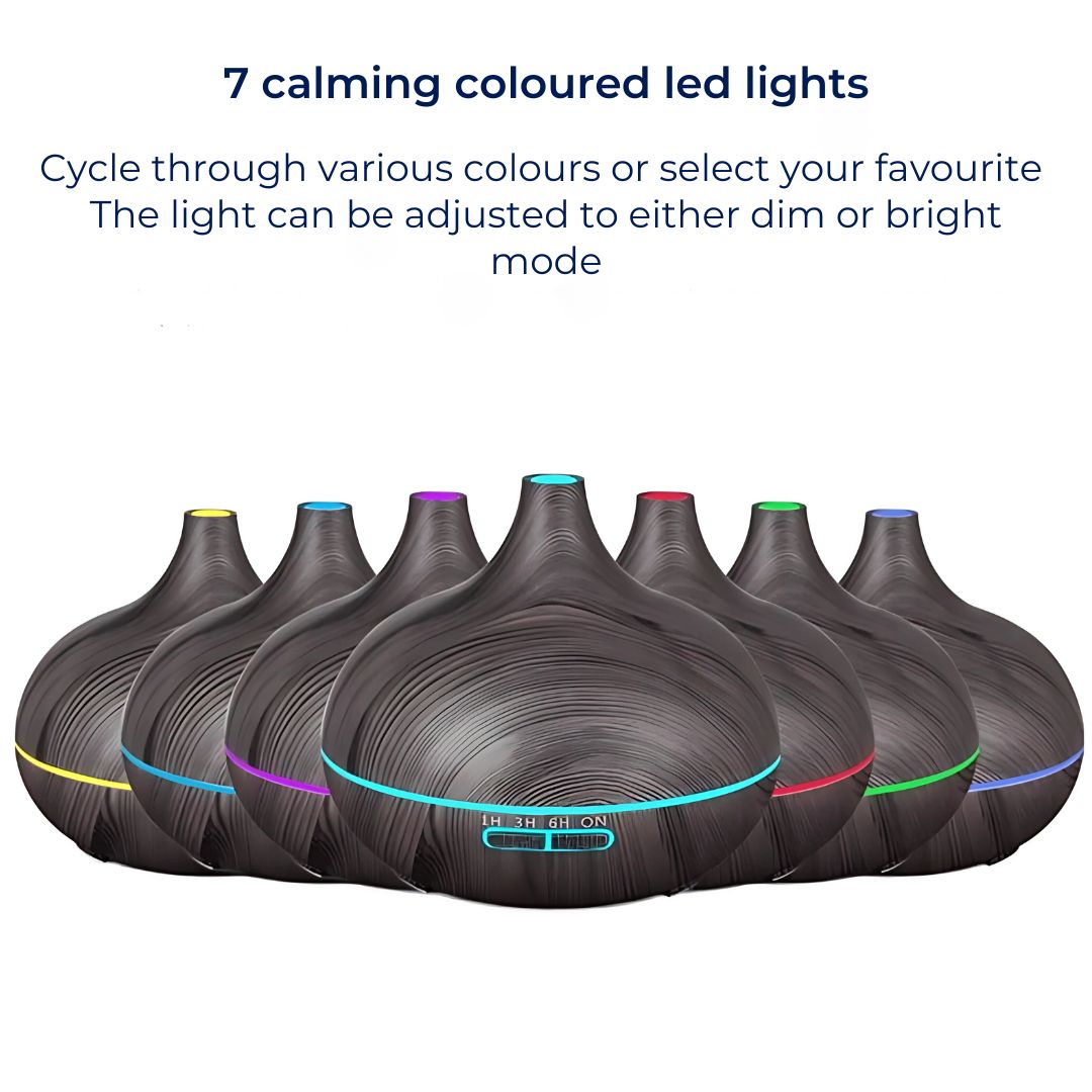 ZenAir Essential Oil Diffuser and Humidifier for Aromatherapy | Air Purification and Moisturised Comfort – Ideal for Wellness and Relaxation Bowlift
