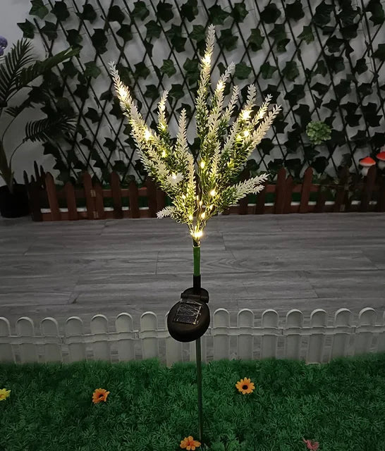 Solar LED Garden Flower Lights - Decorative Lavender Outdoor Lights for Garden and Terrace, waterproof, energy-efficient | Bowlift