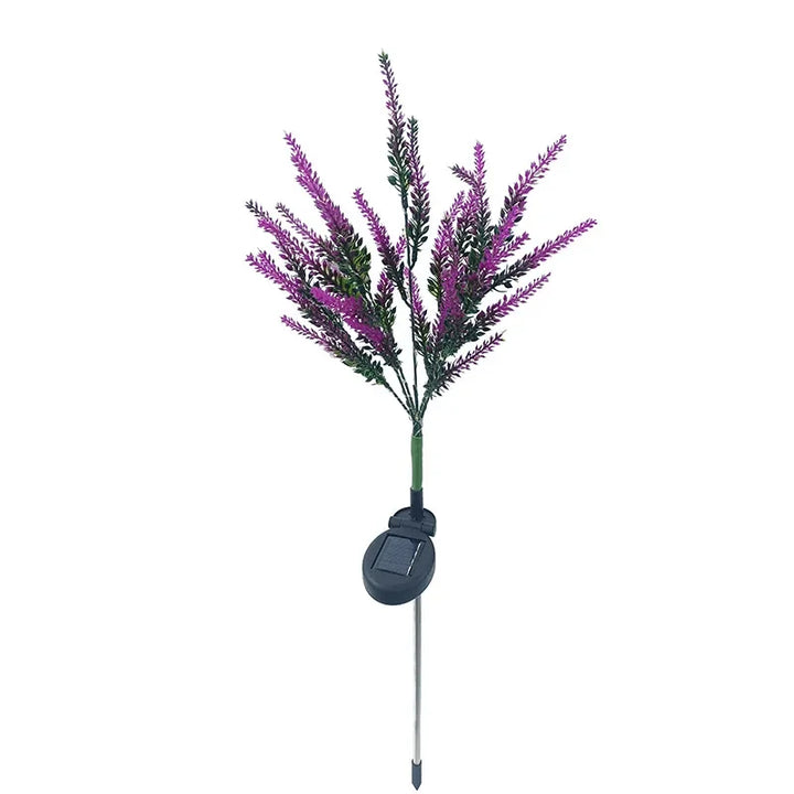 Solar LED Garden Flower Lights - Decorative Lavender Outdoor Lights for Garden and Terrace, waterproof, energy-efficient | Bowlift