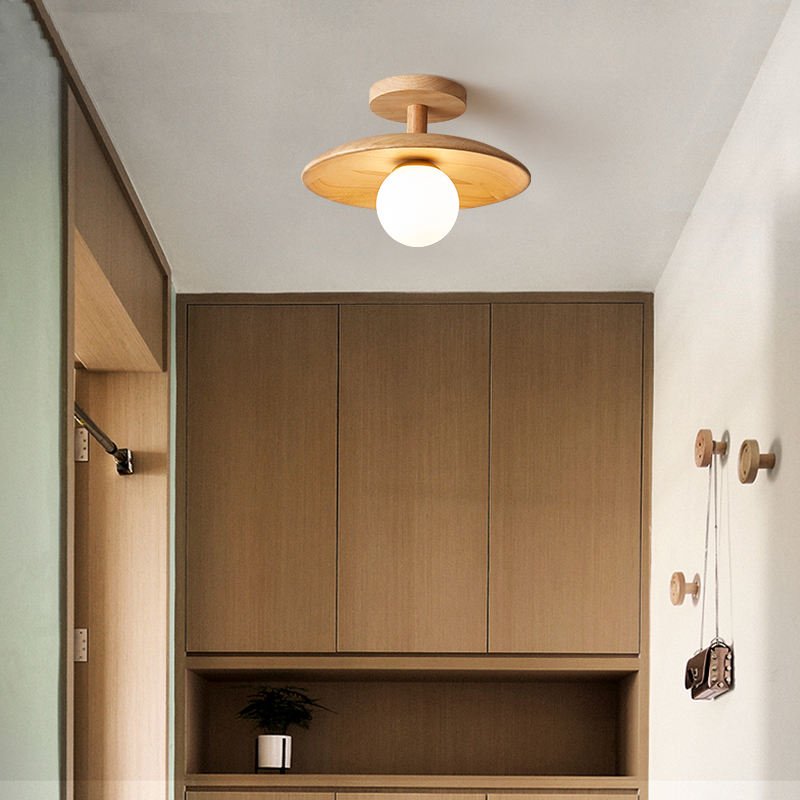 Stylish Japanese Ceiling Lamp - ZenGlow | Bowlift