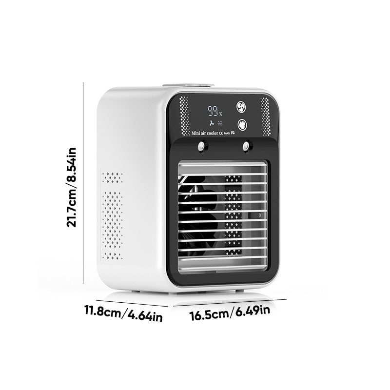 Portable 3-In-1 Cooling Fan with 2-Speed Mist | Bowlift