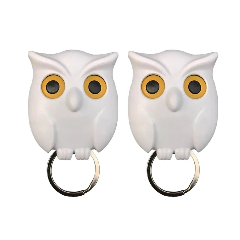 🦉The Key Guard is a Reliable Owl - Cute Night Owl Key Holder with Auto Open Close Eyes | Bowlift