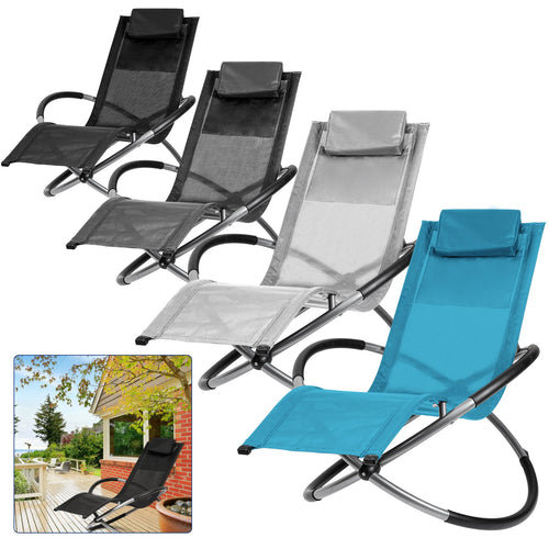 Relax lounger deck chair swinging lounger foldable | Bowlift
