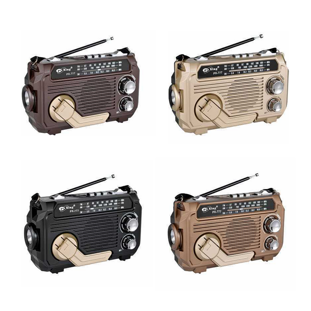 Solar-powered radio for camping | Bowlift