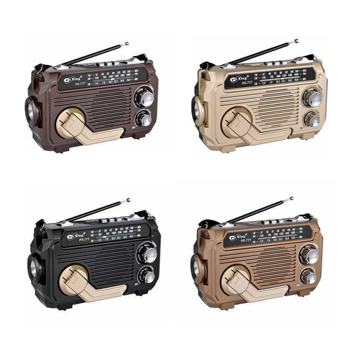 Solar-powered radio for camping | Bowlift