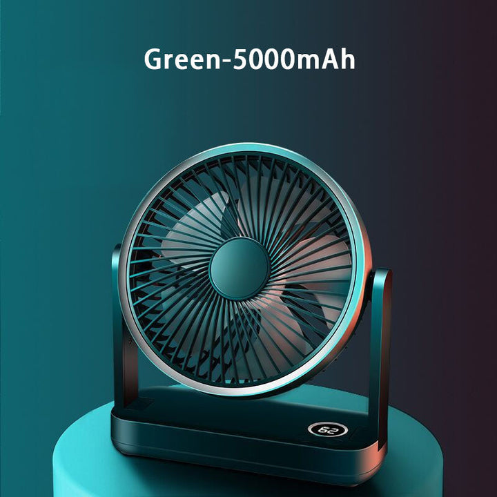 Compact Rechargeable USB Desk Fan for Home, Office, and Outdoors | Bowlift