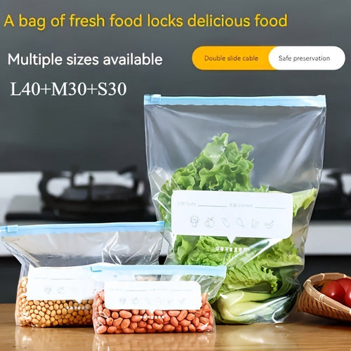 Zip Bag Set 100 pieces in 3 sizes | Bowlift