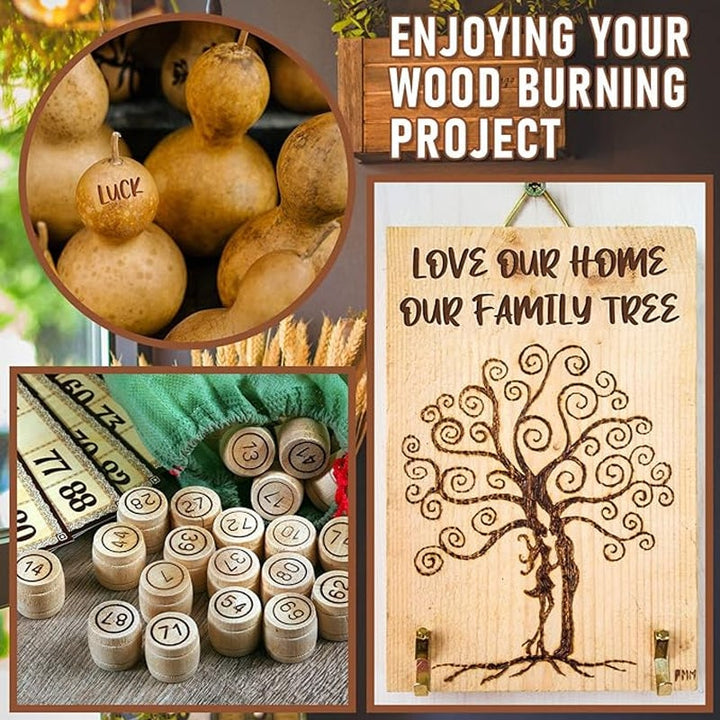 BowLift | 26 Letters Copper Mold —DIY Wood Burning/Carving Set