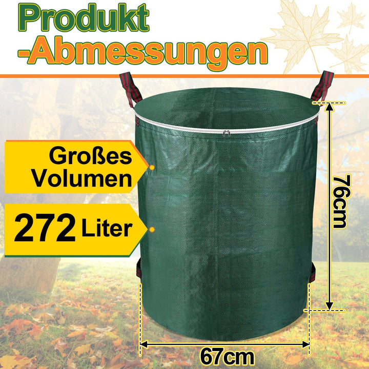 Garden waste bag garden sack 272L with lid | Bowlift