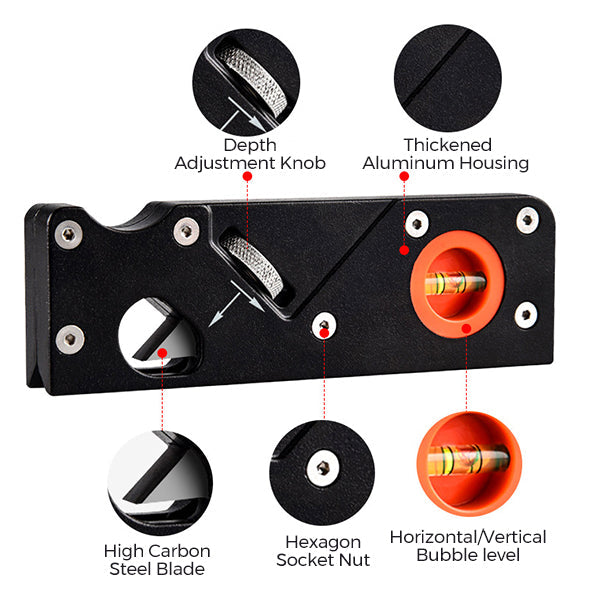 BowLift | Chamfer Plane - Woodworking Edge Corner Flattening Tool
