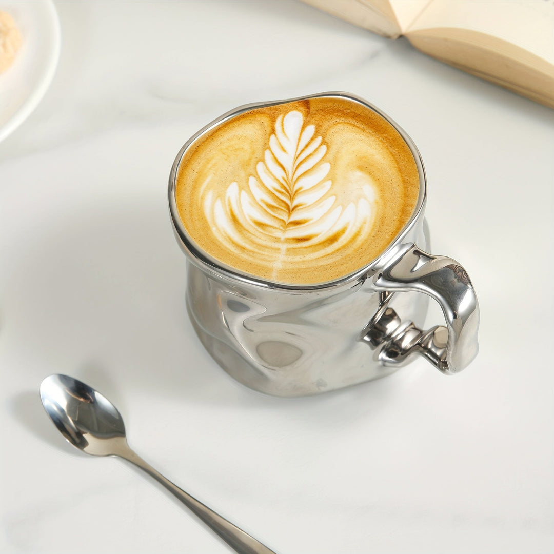 BowLift | CreArt Mug – Handmade Ceramic Coffee Mug with Unique Crinkled Design