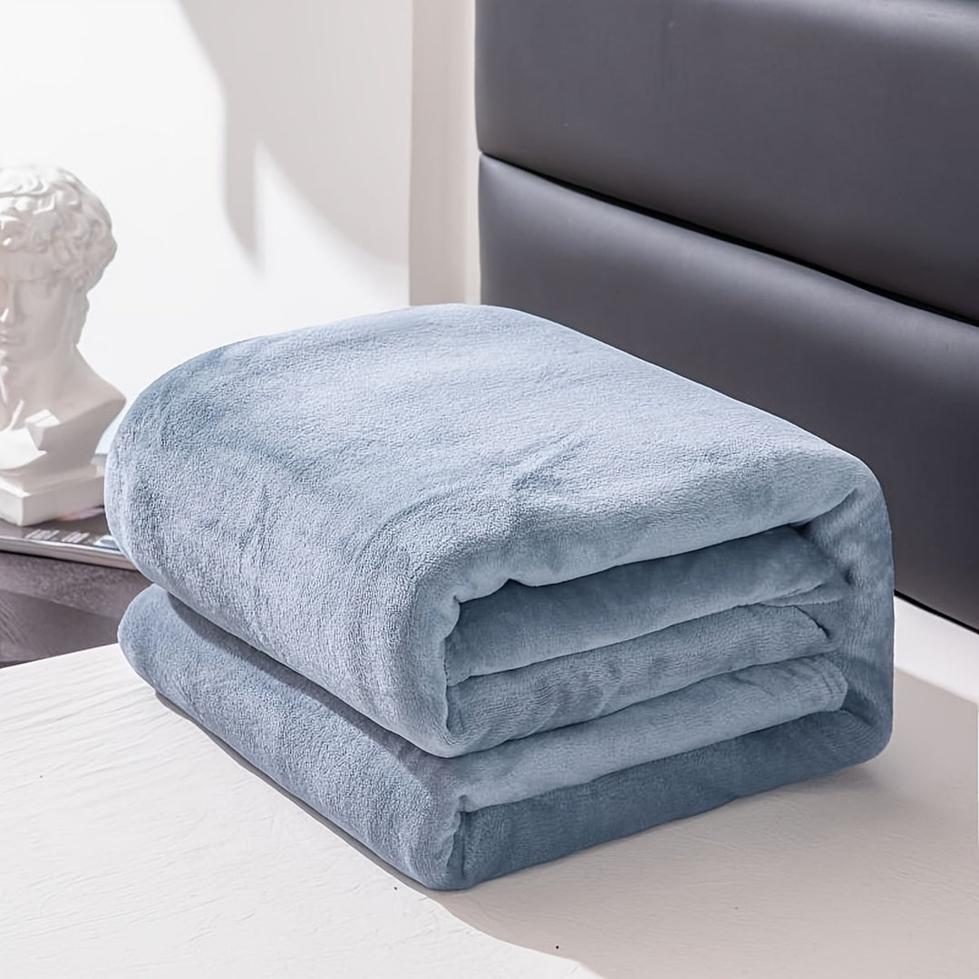 BowLift | Gray Flannel Blanket: Luxury Comfort for Every Season