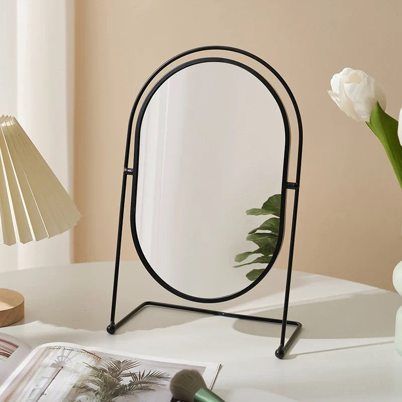 BowLift | Large Minimalist Desktop Makeup Mirror