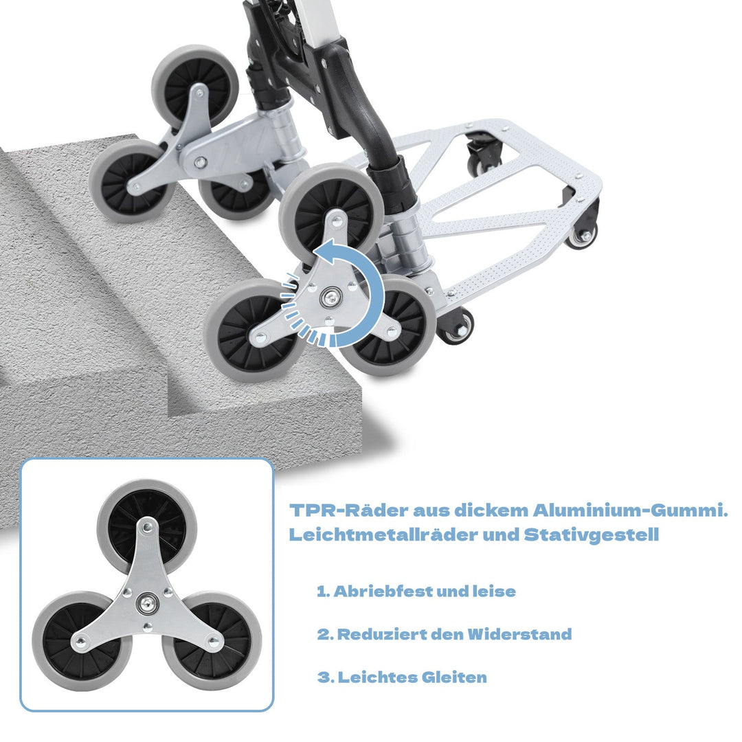 Stair Climber Trolley Foldable Stair Hand Truck up to 75kg | Bowlift