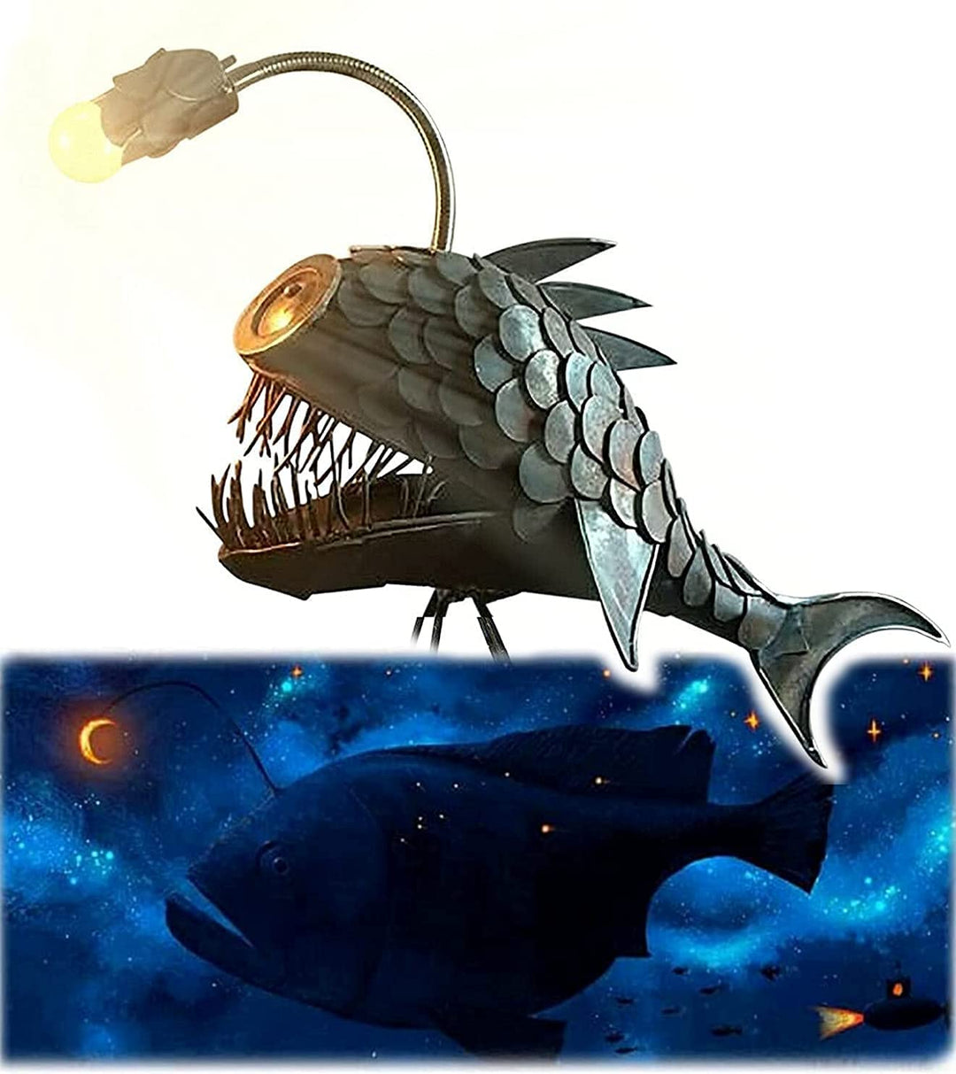BowLift | Steampunk Angler Fish Lamp