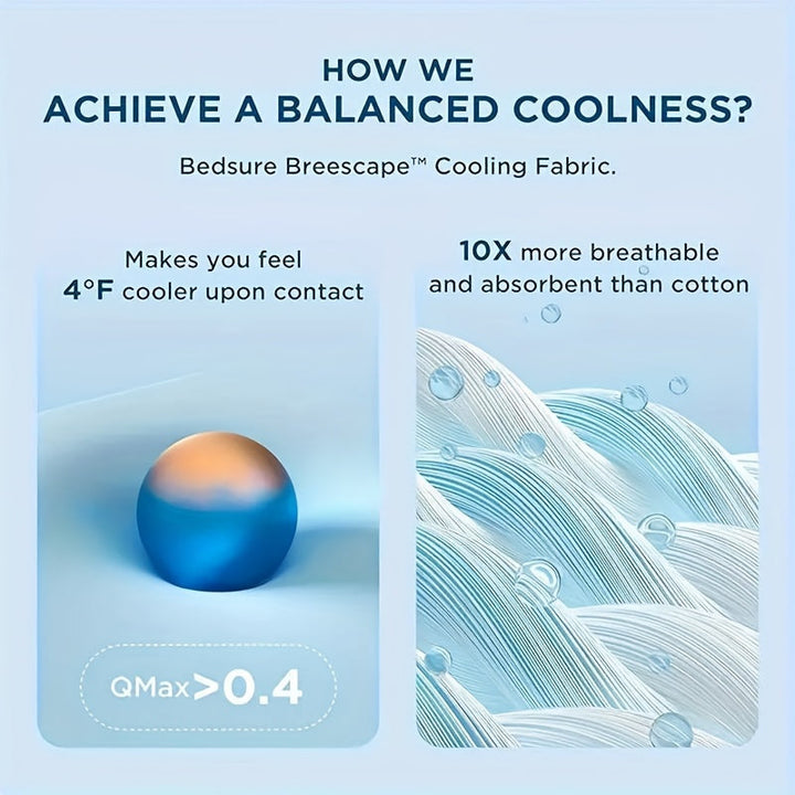 Ultra-Soft Summer Cooling Blanket: Lightweight, Breathable & Skin-Friendly for Hot Sleepers, Solid Color, Easy Care Washable Cooling Blanket | Bowlift