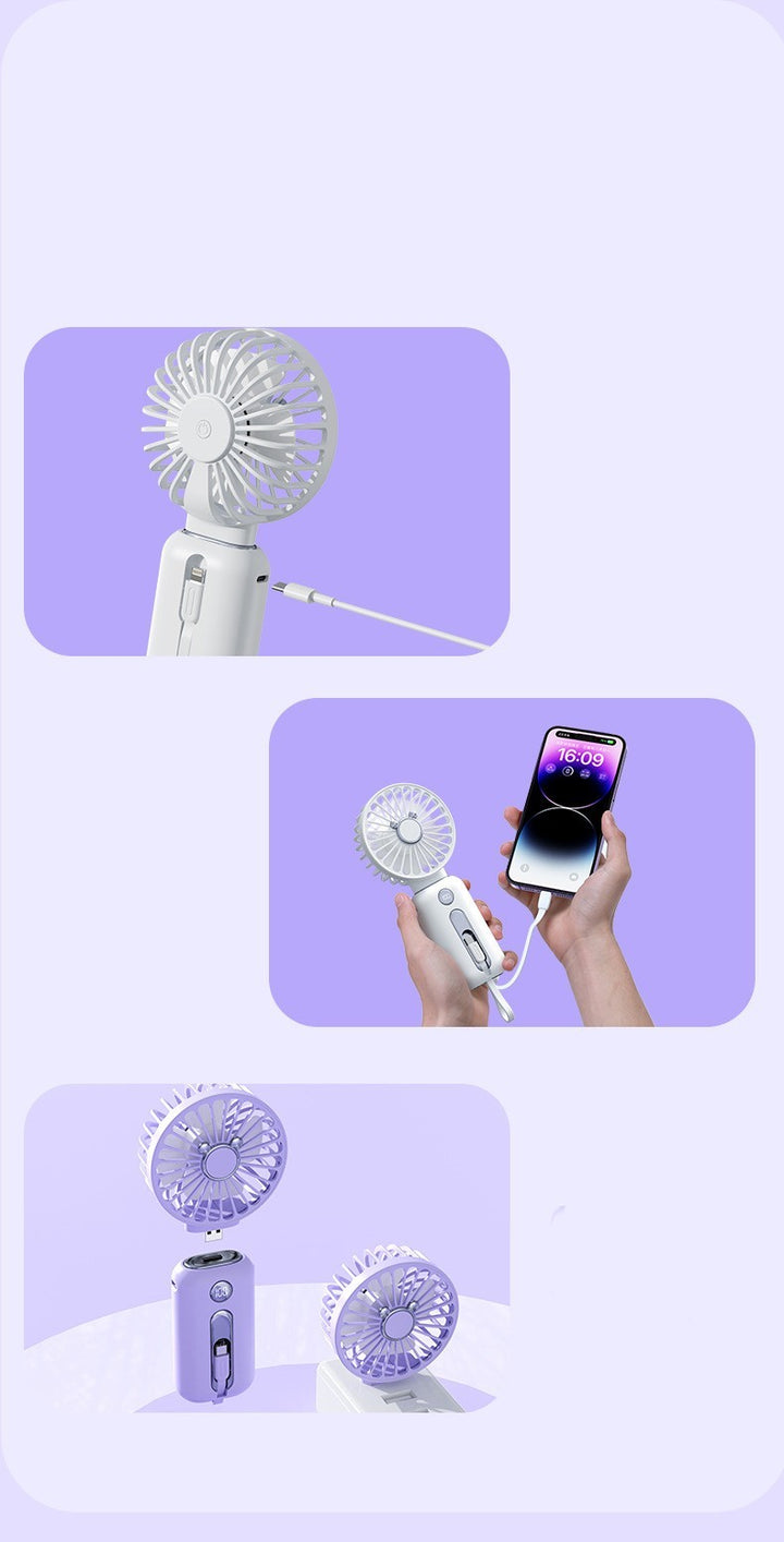 Dual-Use Mini Fan | Bowlift