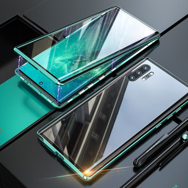 BowLift | Magnetic tempered glass double-sided phone case for Samsung and iPhone